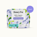 Organic Cotton Cover Calming Herbal Infusion Super Pads With Wings