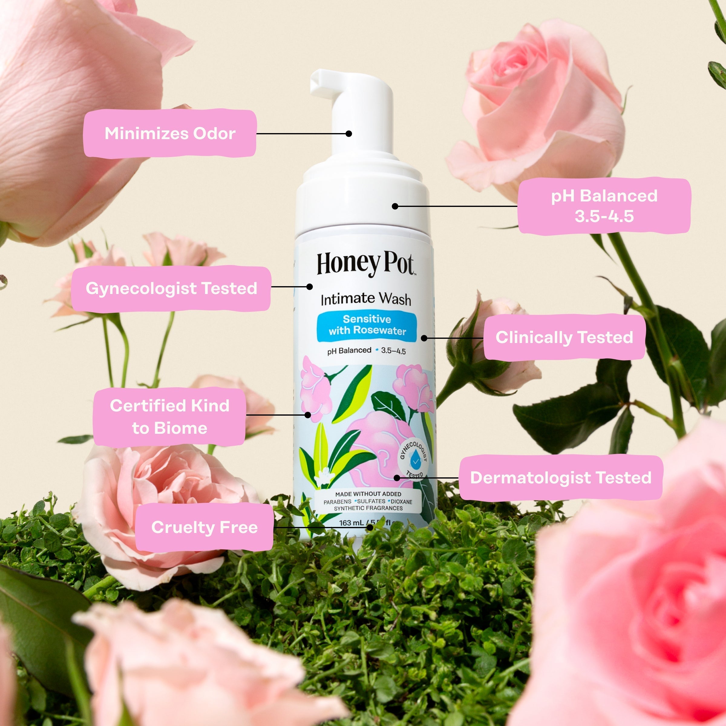 Sensitive with Rosewater Intimate Wash