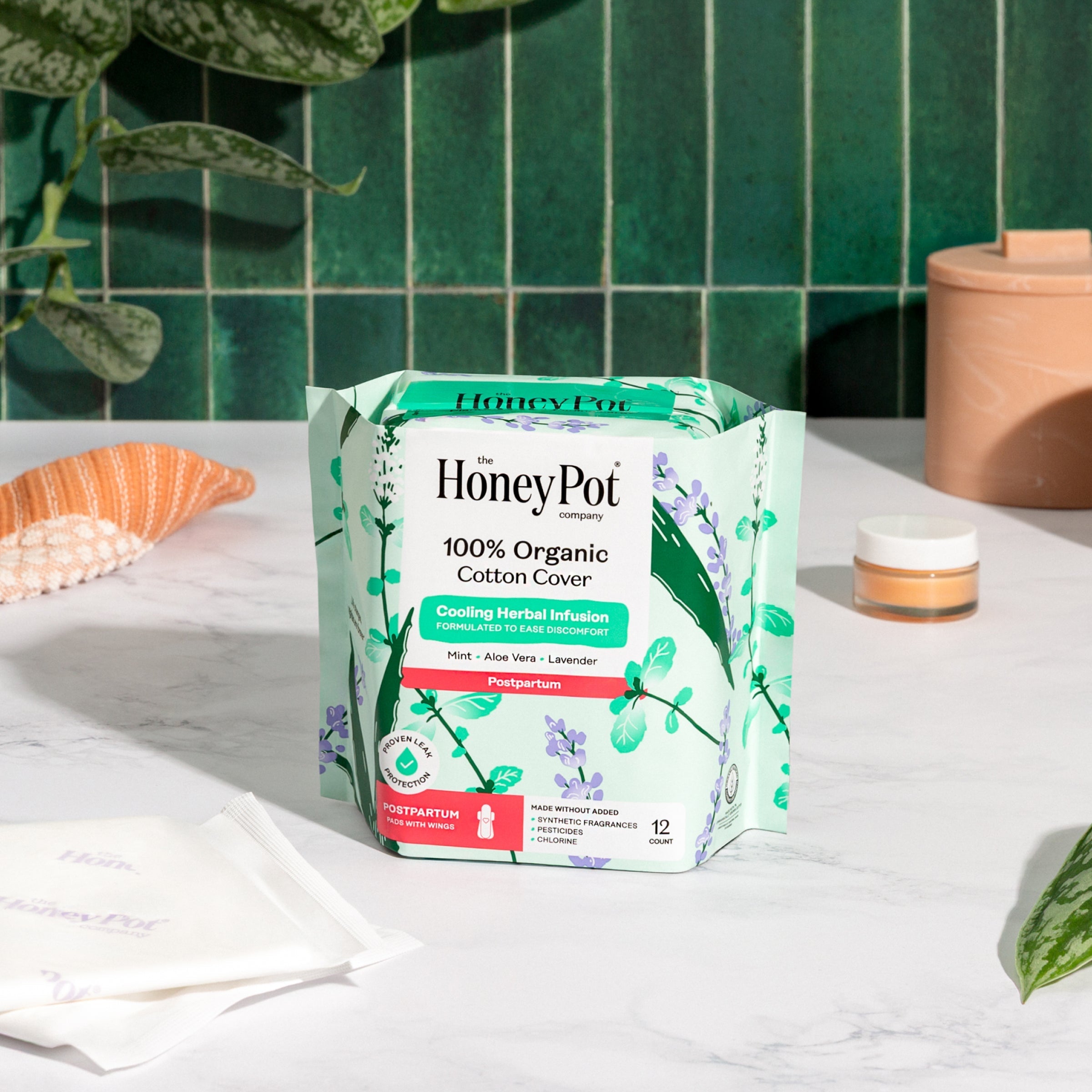 Organic Cotton Cover Post-Partum Pads