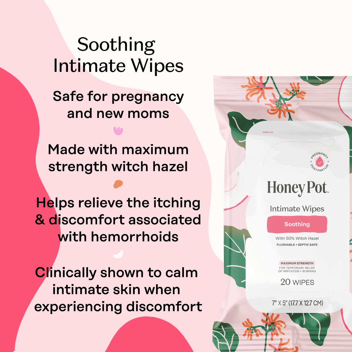 Soothing Witch Hazel Intimate Wipes