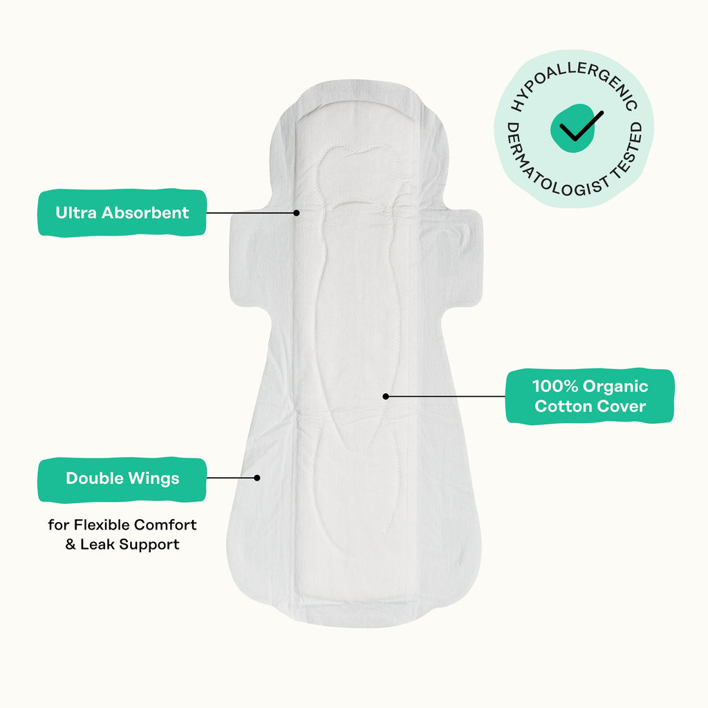 Organic Cotton Cover Post-Partum Pads