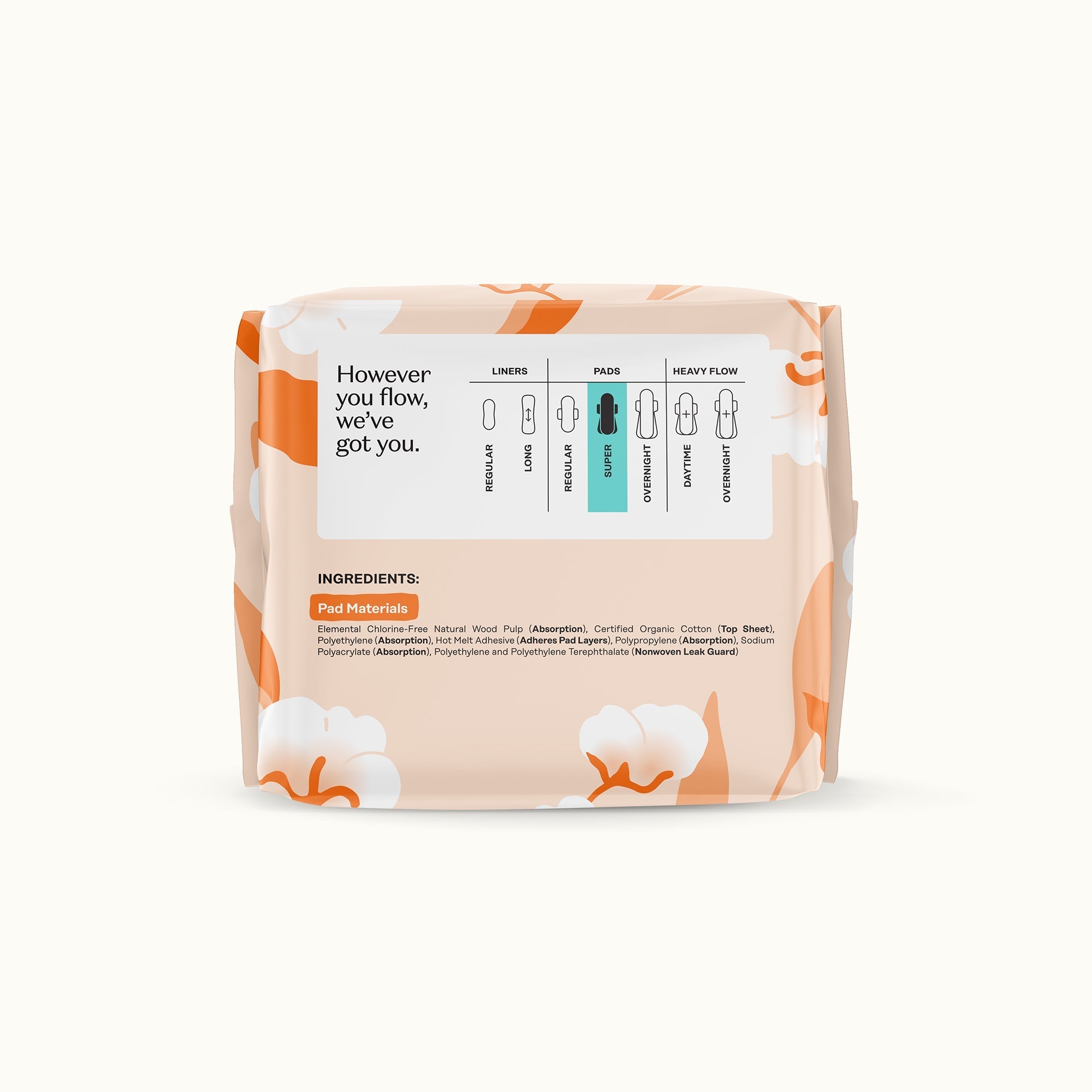 Organic Cotton Comfort Cover Super Pads