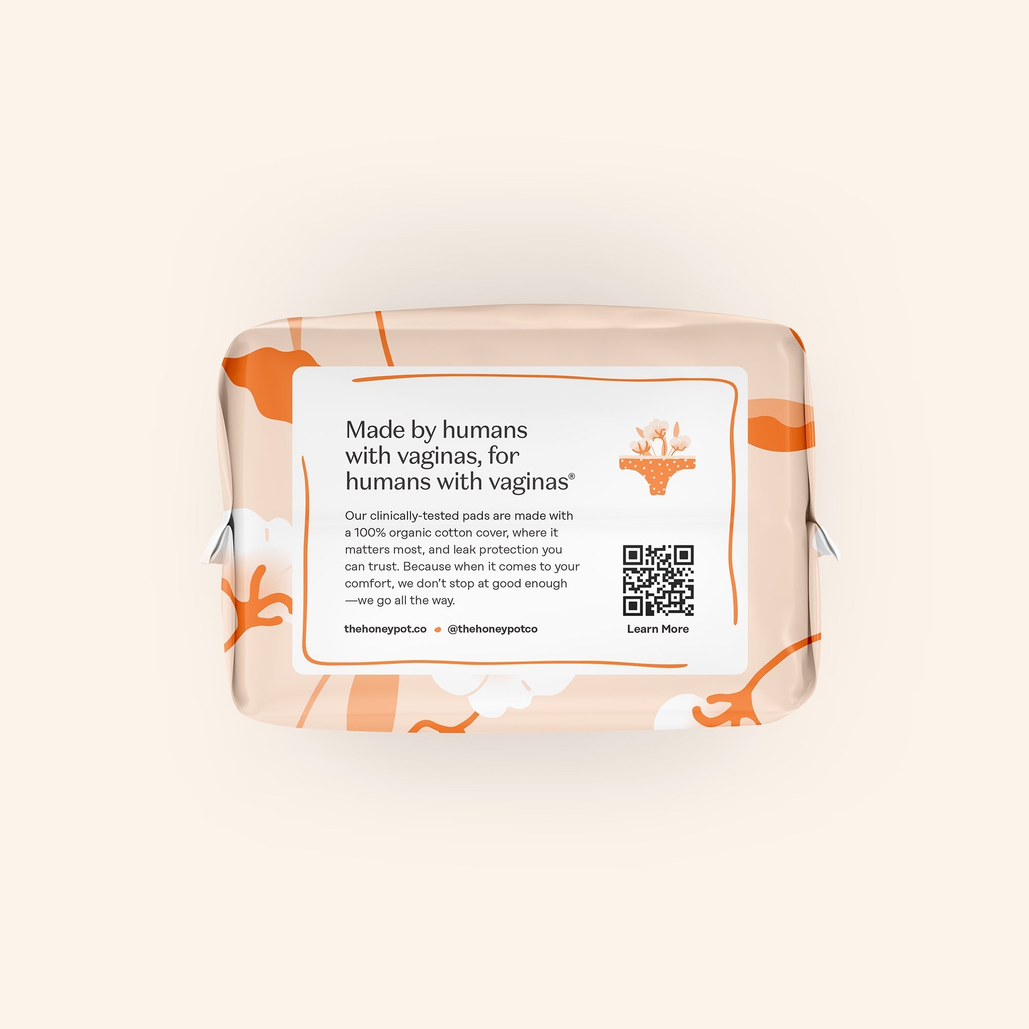Organic Cotton Comfort Cover Heavy Flow Daytime Pads