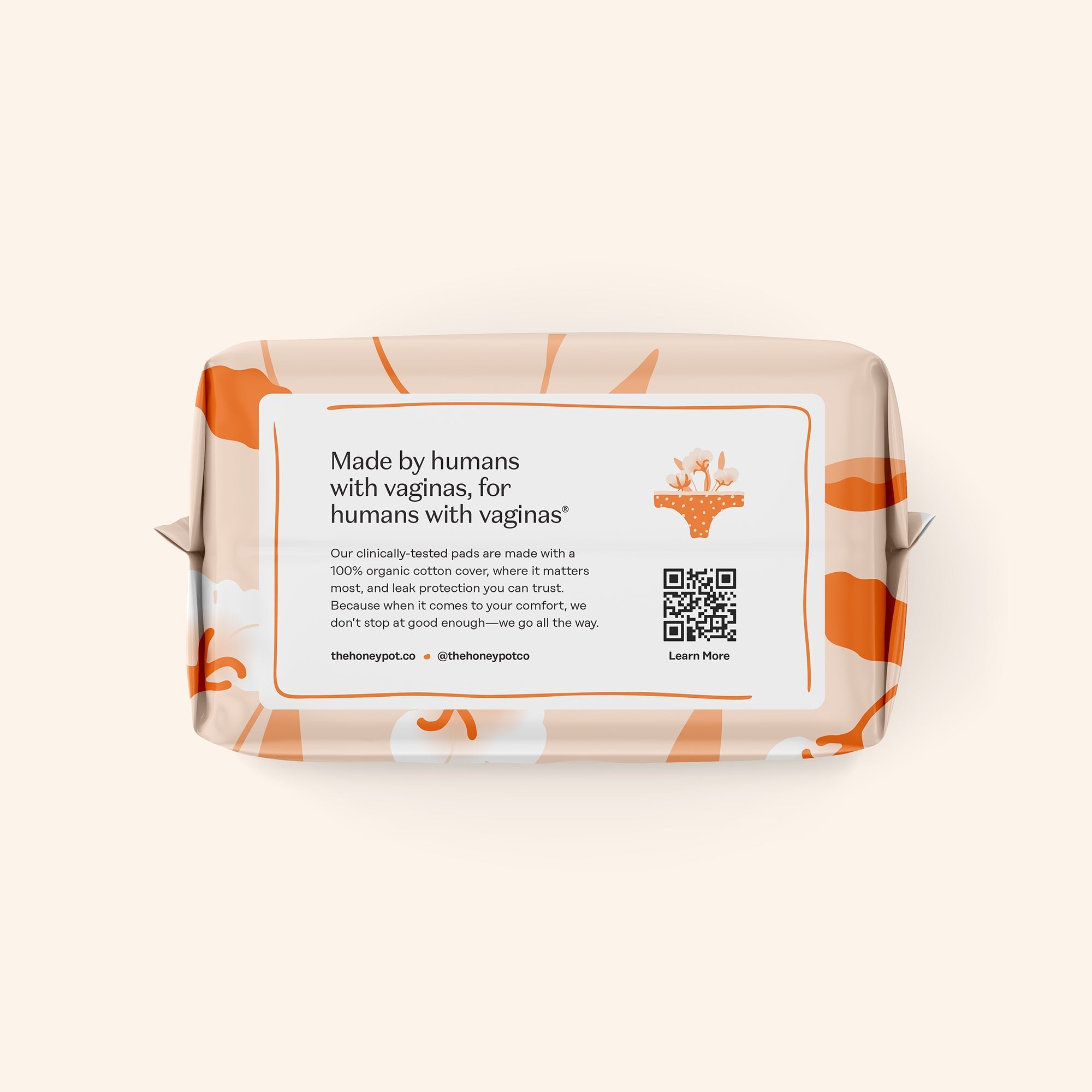 Organic Cotton Comfort Cover Heavy Flow Overnight Pads