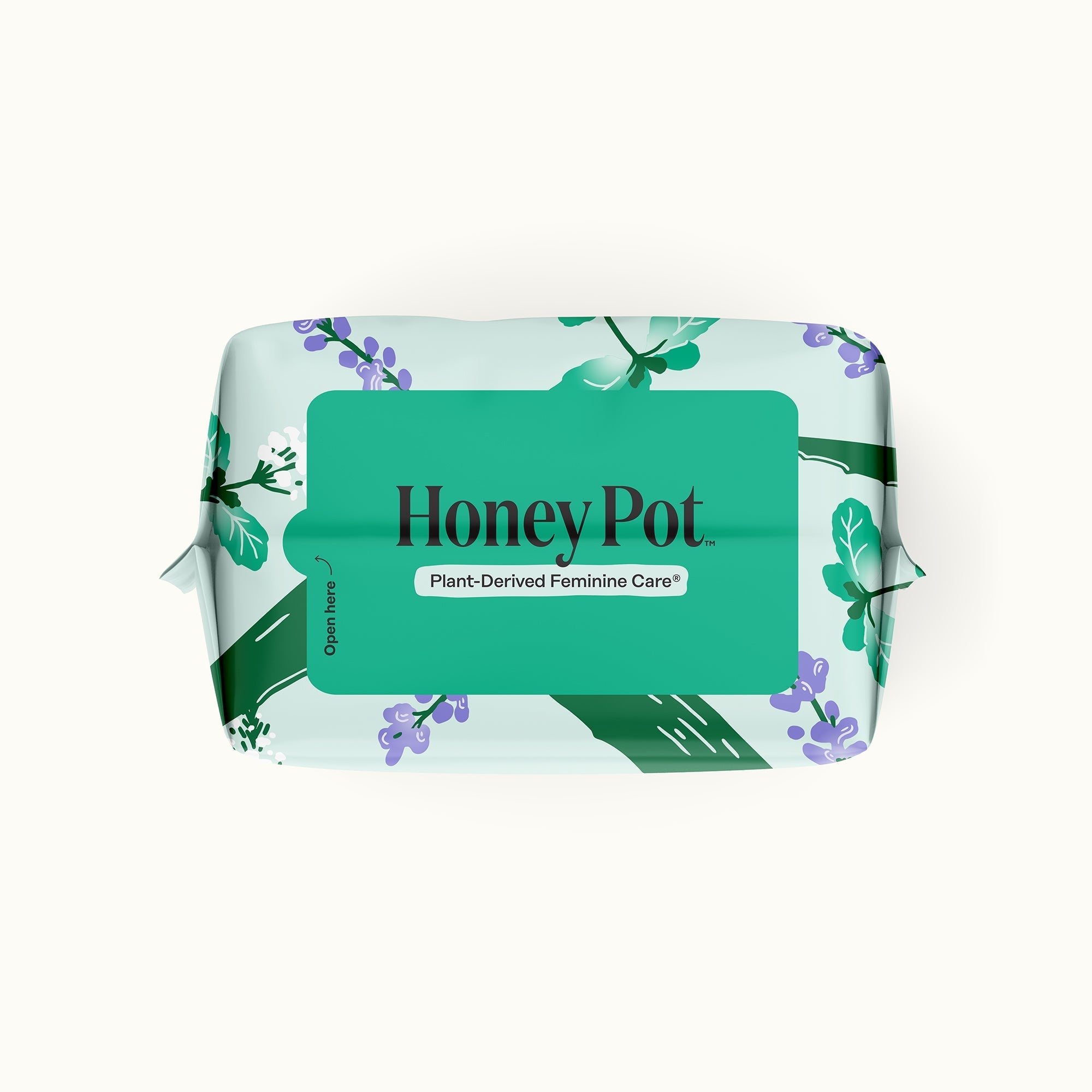 Organic Cotton Cover Cooling Herbal Infusion Regular Liners